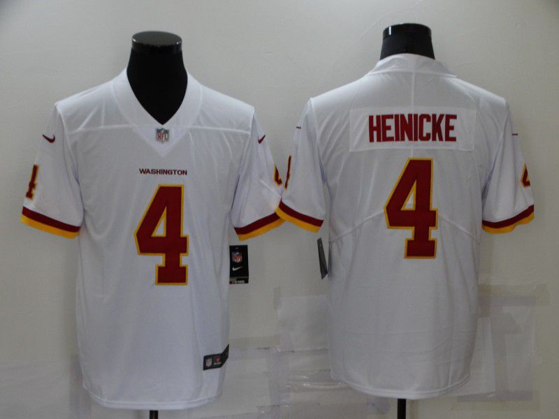 Men Washington Redskins #4 Heinicke White Nike Vapor Untouchable Limited NFL Jersey->tampa bay buccaneers->NFL Jersey